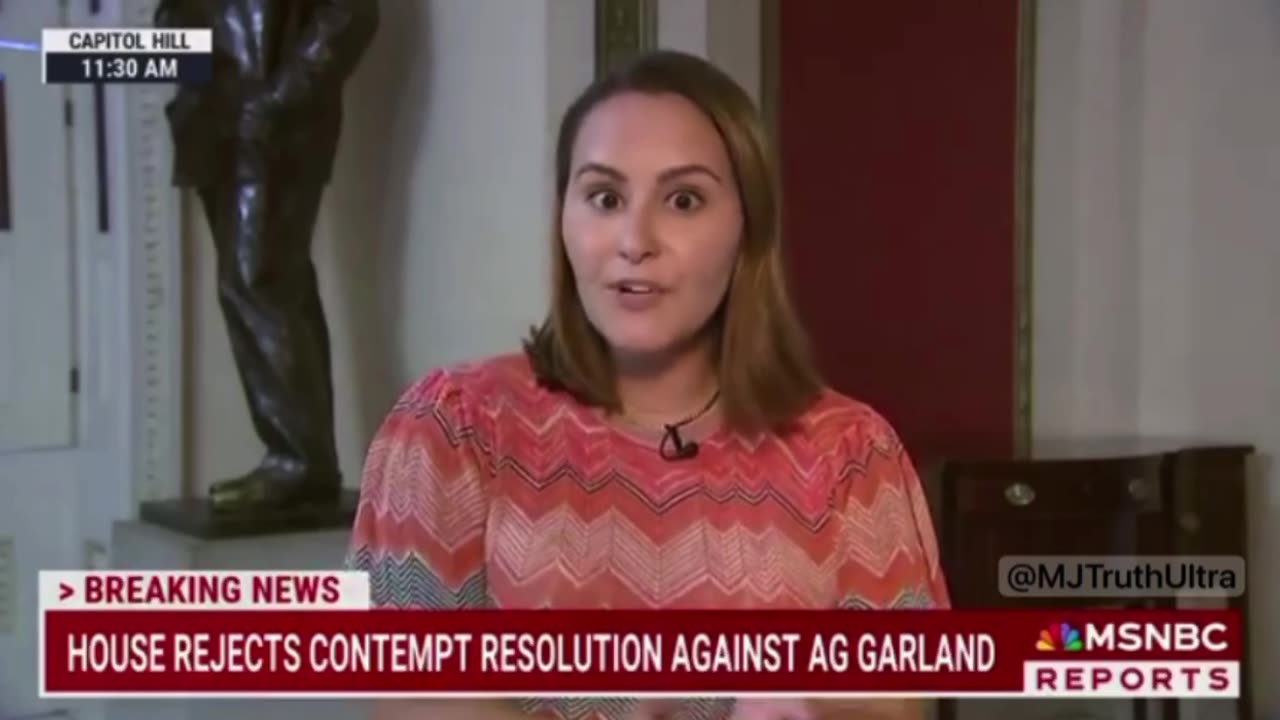 The House Rejected Inherent Contempt of Congress resolution against Merrick Garland