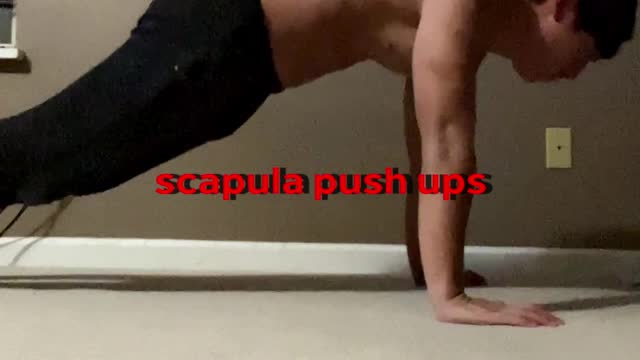 weak push ups?