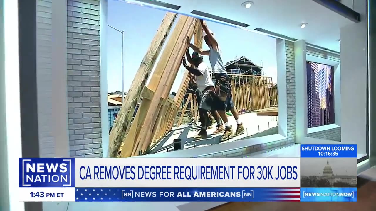 Degree requirement removed for at least 30K jobs in California | NewsNation Now