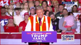 WATCH: Crowd Roars with Laughter as Trump Tells Hilarious Story about Wearing Garbage Vest