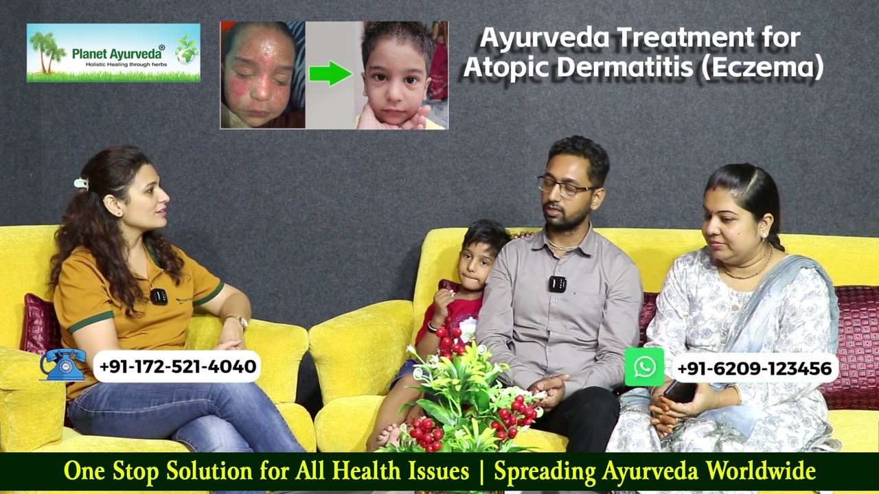 Atopic Dermatitis Cure In Ayurveda - 4 Years Baby Patient Review