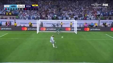 Argentina vs Ecuador penalty shootout highlights