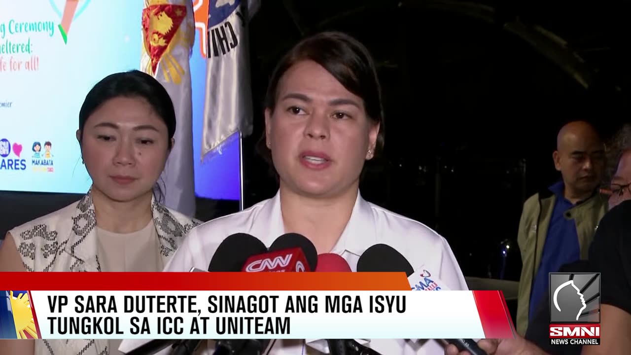 VP Sara Duterte, sinagot ang mga isyu tungkol sa ICC at UniTeam