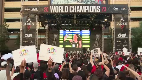 Las Vegas Aces Championship Celebration and Parade 2023