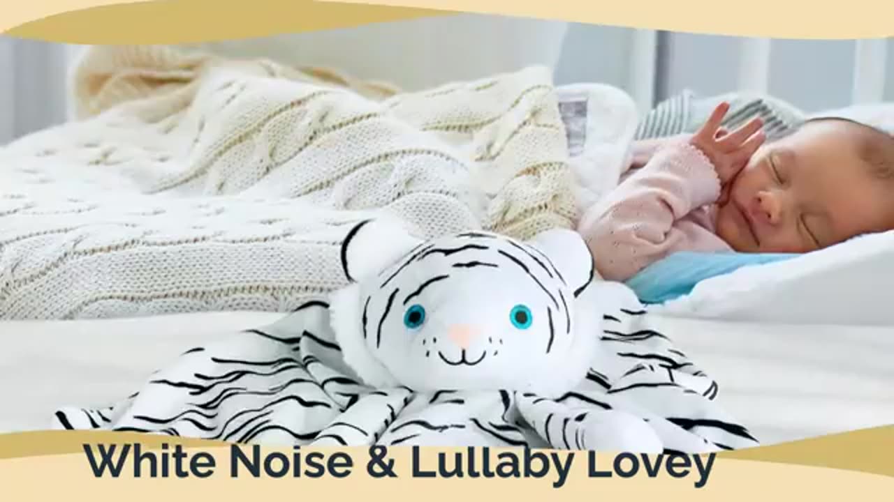 Baby Soother Lovey – White Noise and Lullaby – Infant Sleep Aid