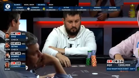 Poker player Aaron Duczak caught on hot mic