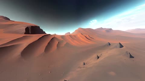 VIEWS FROM THE RED PLANET - A I COMPUTER GENERATED TEXT TO VIDEO