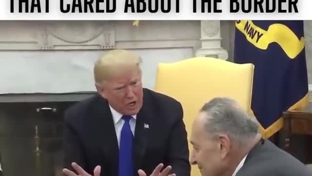 A President who cared about the B0RDER!