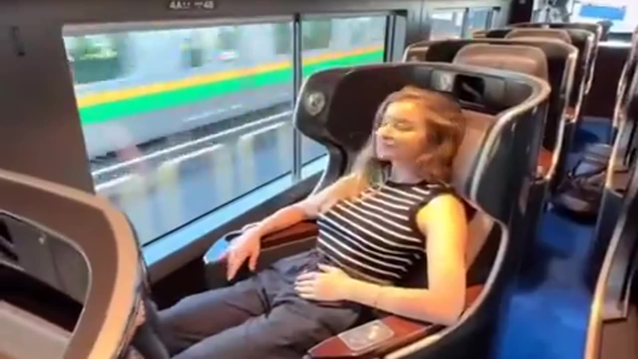 This train in Japan is next level...
