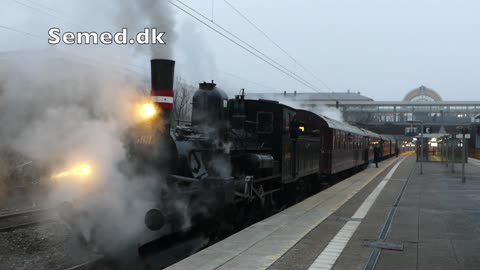 Damptog på Høje Taastrup station