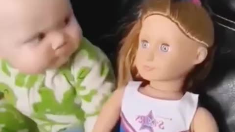 funniest baby reaction!! cute baby! funny videos #cute #shorts Original sound