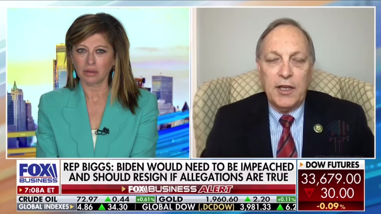 Rep. Andy Biggs says Biden needs to be impeached, indicted and possibly charged with treason 👀