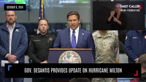 Gov. DeSantis Provides Update On Hurricane Milton