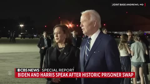 Biden, Harris speak on U.S., Russia prisoner swap