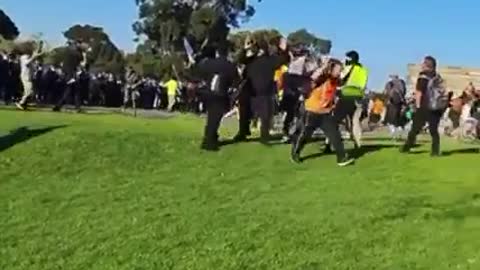 Australia Police violence共產澳洲#6