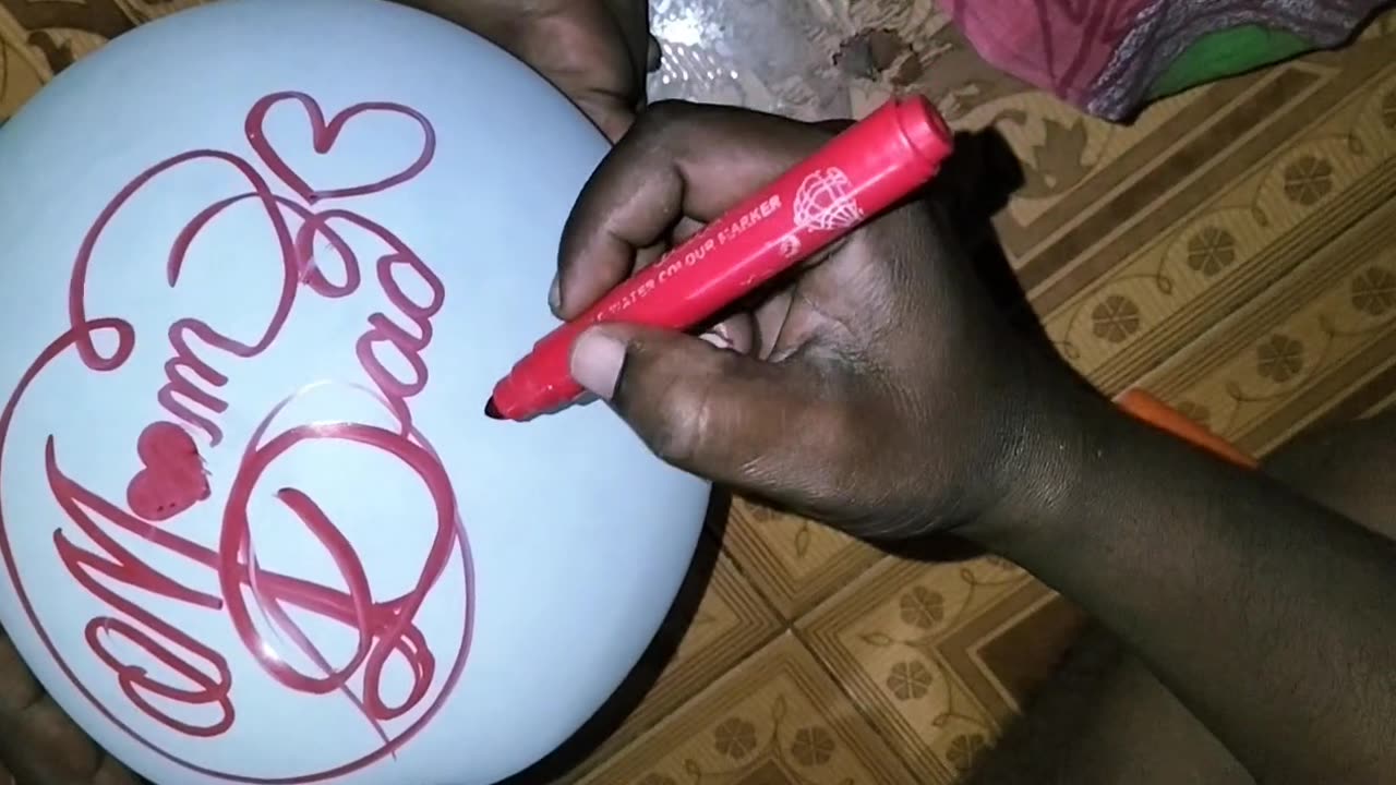 Calligraphy writing