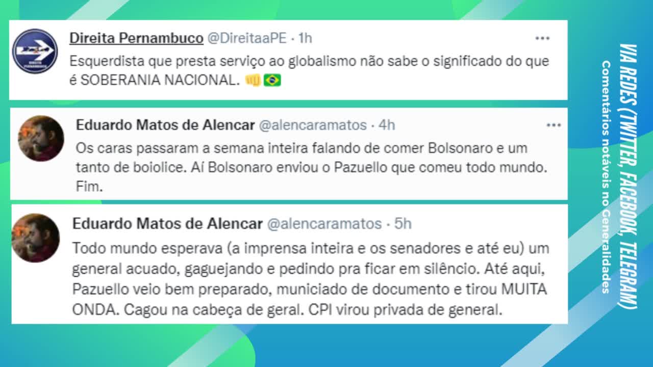 Via twitter, 19 de maio