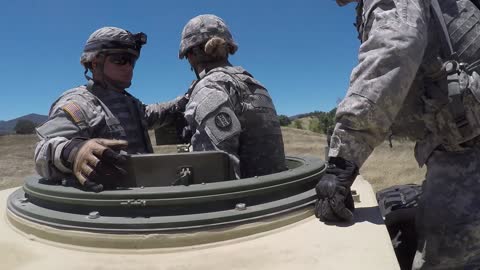 U.S. Army Reserve Combat Support Training Exercise (CSTX) 91-16-02 convoy live fire training.