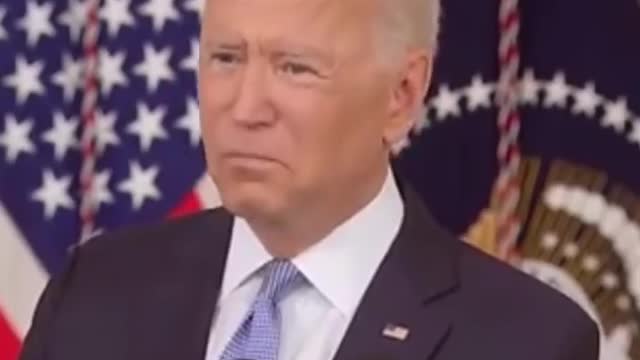 BIDEN GAFFES, GETS FLUSTERED BY THE F- - K BIDEN CHANTS