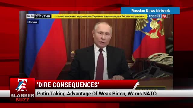 Putin Taking Advantage Of Weak Biden, Warns NATO