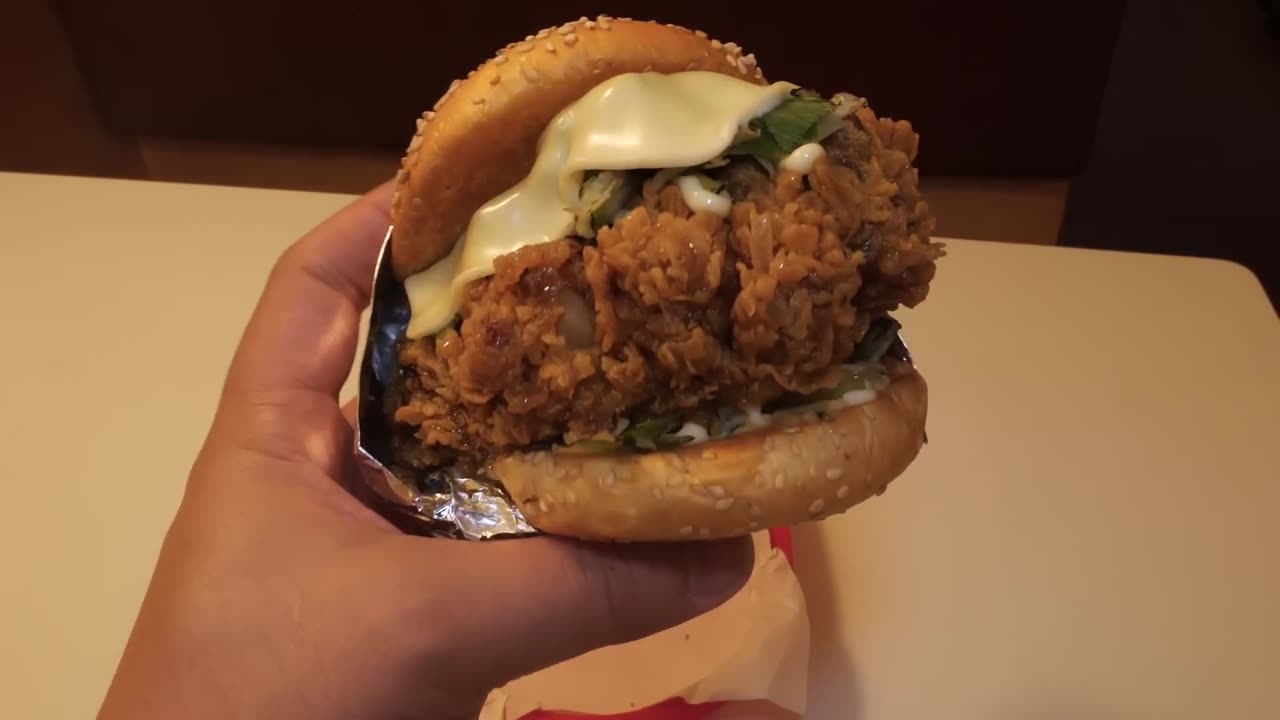 American Style Chicken Burger || Korean Street Food