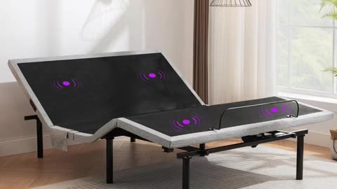 Adjustable Bed Frame Queen, Adjustable Bed Base with Massage