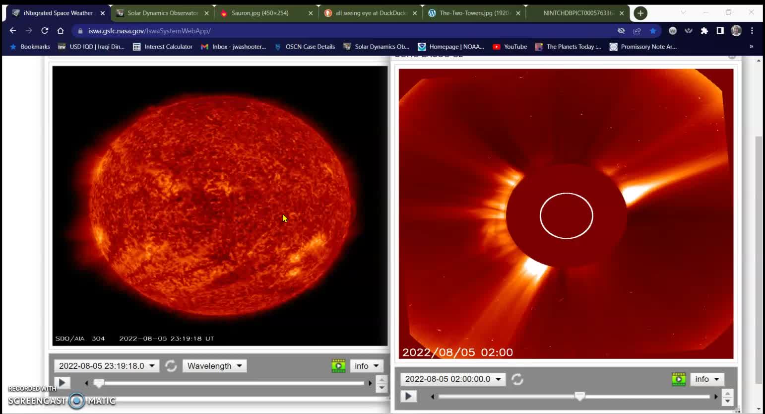 Update on Schumann, SDO and the Sun 08-06-22