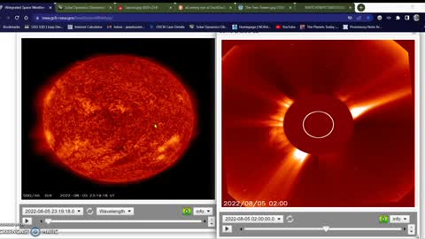 Update on Schumann, SDO and the Sun 08-06-22