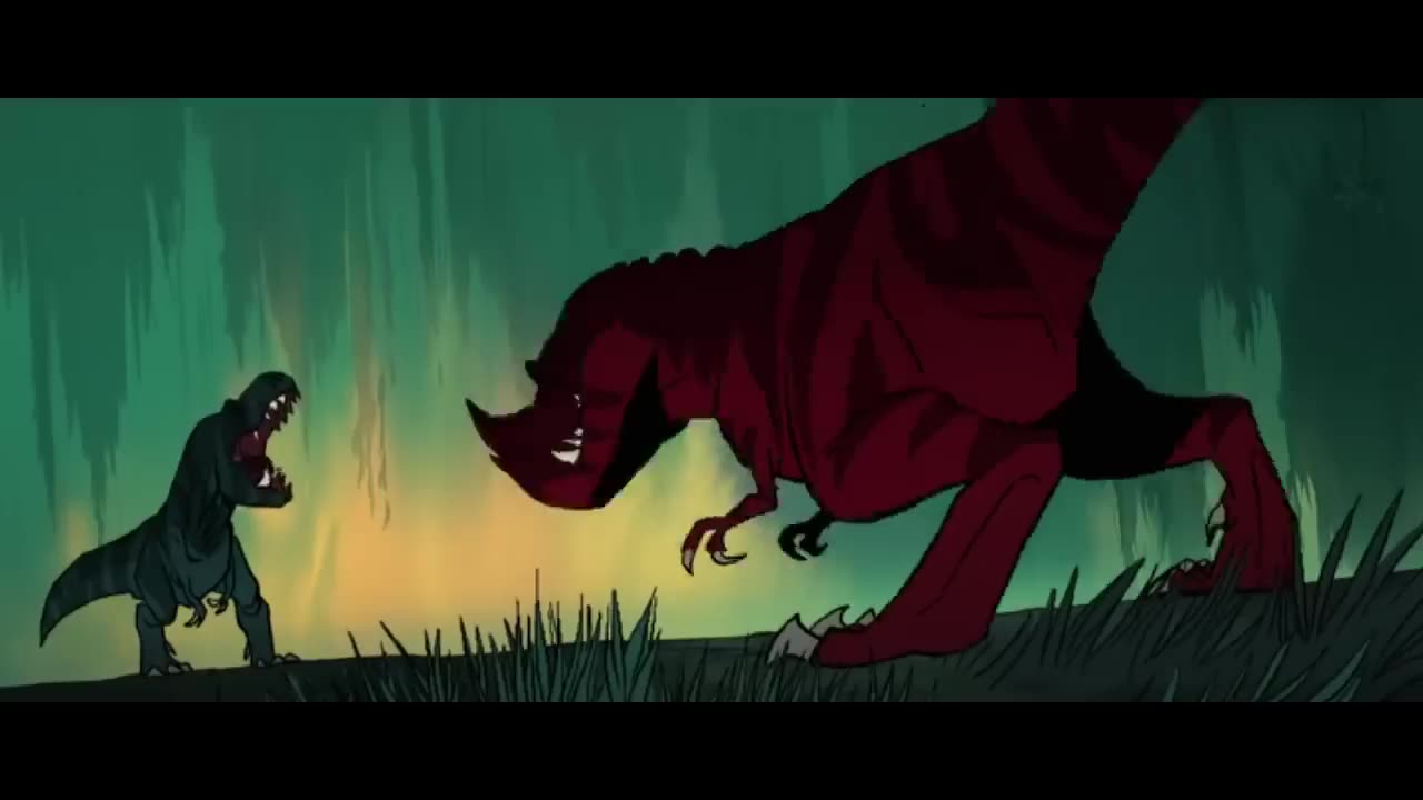 Genndy Tartakovsky's Primal | Spear and Fang vs. Alpha Tyrannosaurid