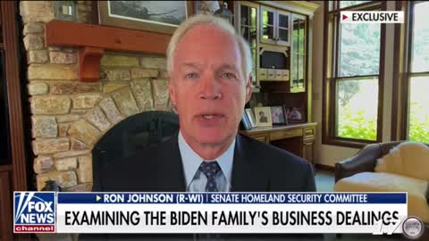 Ron Johnson says Joe Biden is compromised and he’s been lying about Hunter’s business dealings.