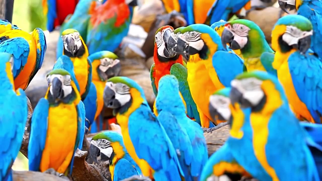 The Most Colorful Birds in the World | Breathtaking Nature & Wonderful Birds Songs | Stress Relief