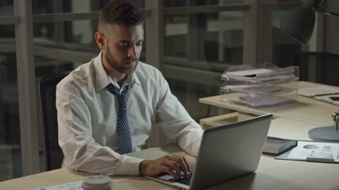 Man is bored from daily life