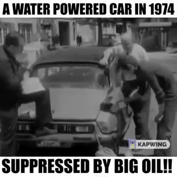 CARRO MOVIDO A ÁGUA EM 1974