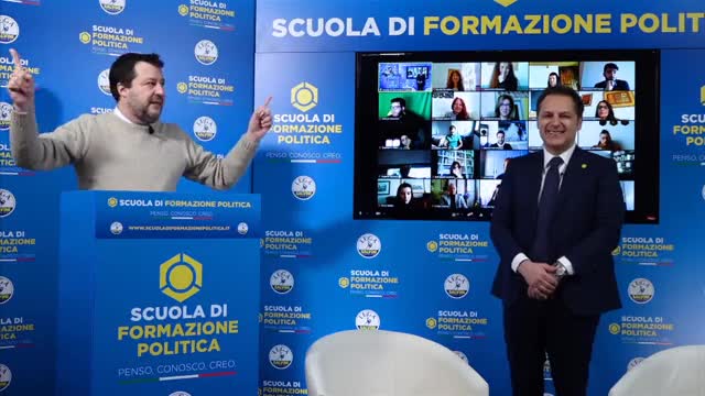 🔴 Matteo Salvini alla Scuola di Formazione Politica (21/03/2021).