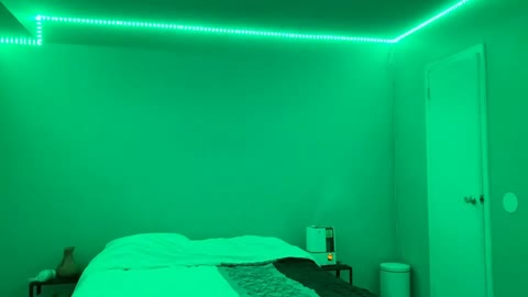 LED strip light installation