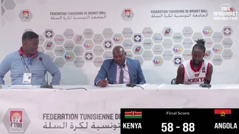 Kenya Morans vs Angola Post Game Interview - FIBA Afrobasket 2025 Qualifiers