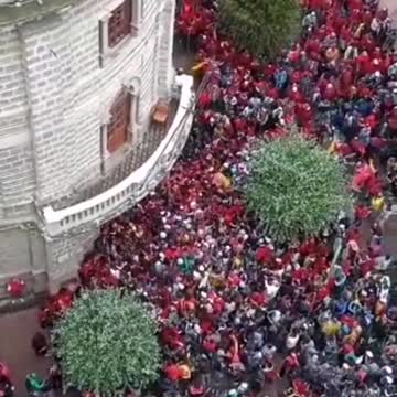 Protesters Storm Government Headquarters in Ambato, Ecuador