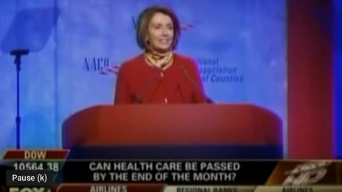 Pelosi You have to Pass The Bill
