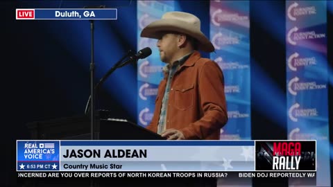 JASON ALDEAN INTRODUCES PRESIDENT TRUMP!