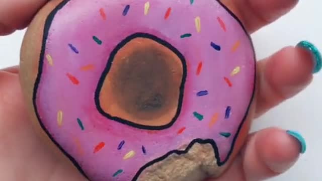 A compilation of the rocks I’ve painted so far!