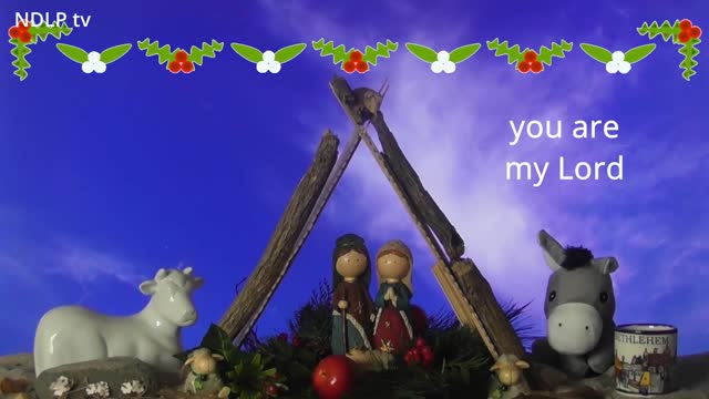 Sing of Mary Pure and Holy / sing alleluia – Karaoke – with lyrics