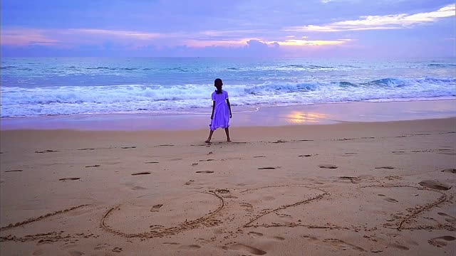 The seaside sunrise