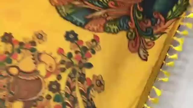 Kalamkari print sarees