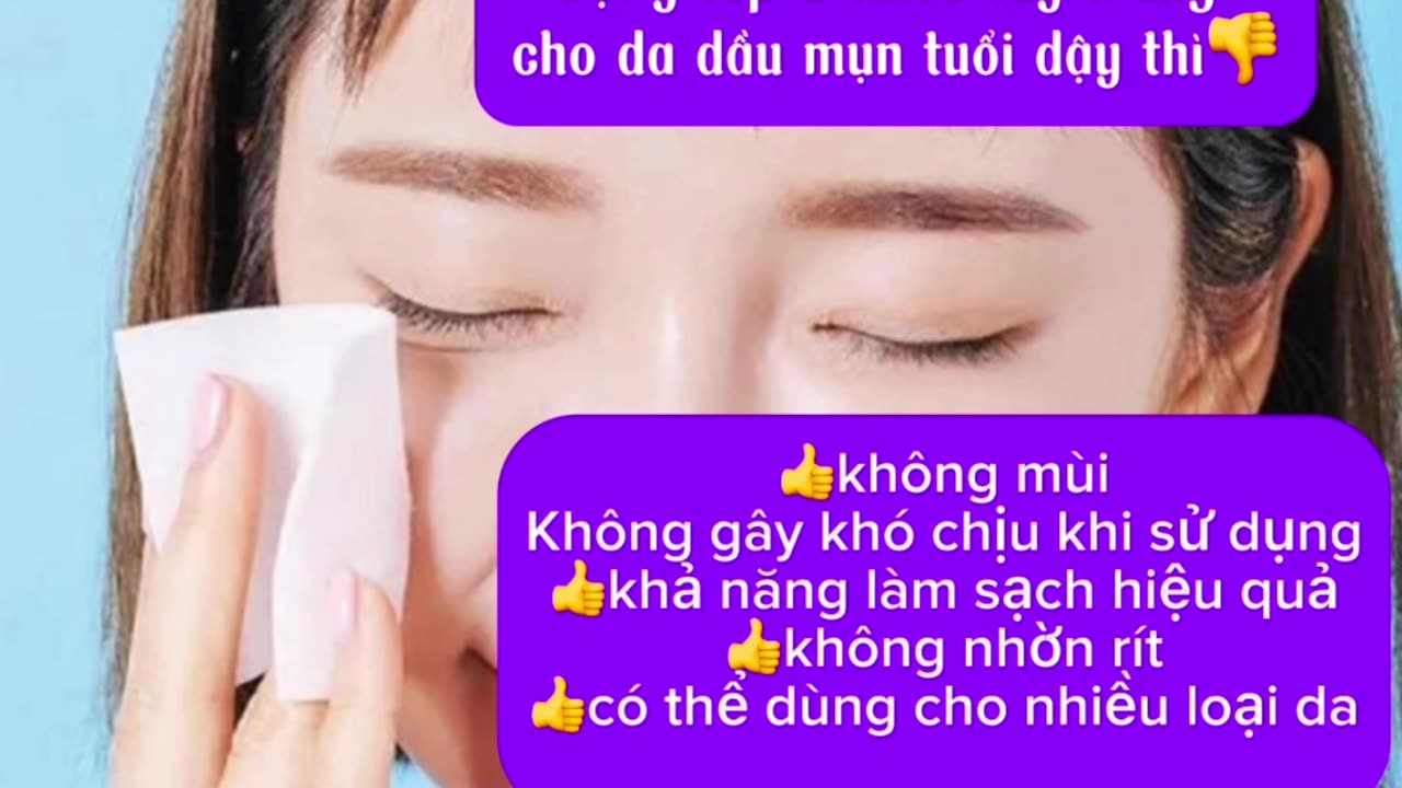 Top 5 nước tẩy trang phù hợp cho da dầu mụn tuổi dậy thì