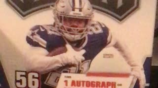 Unboxing Panini 2020 Playoff Trading Cards got an autograph!!