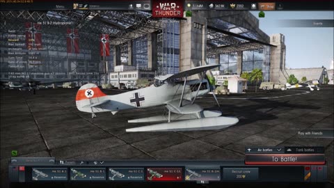 War Thunder - Looking at the HE 51 B-2 Hydroplane