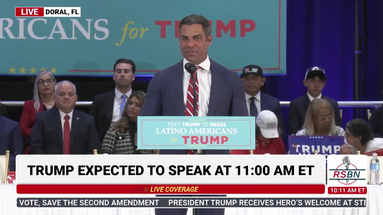 FULL SPEECH: Mayor Francis Suarez Speaks at Latino Roundtable in Doral, FL - 10/22/24