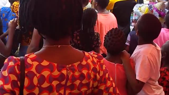 Celebration of children's Xmas carnival