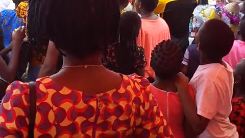 Celebration of children's Xmas carnival