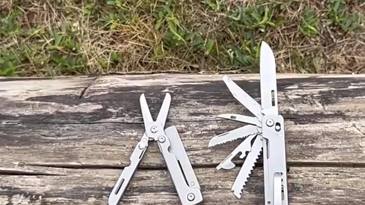 Be Prepared with the Combination Multitool Folding Knife!